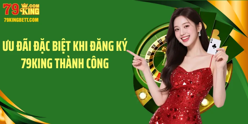 Ưu đãi đặc biệt khi đăng ký 79King thành công